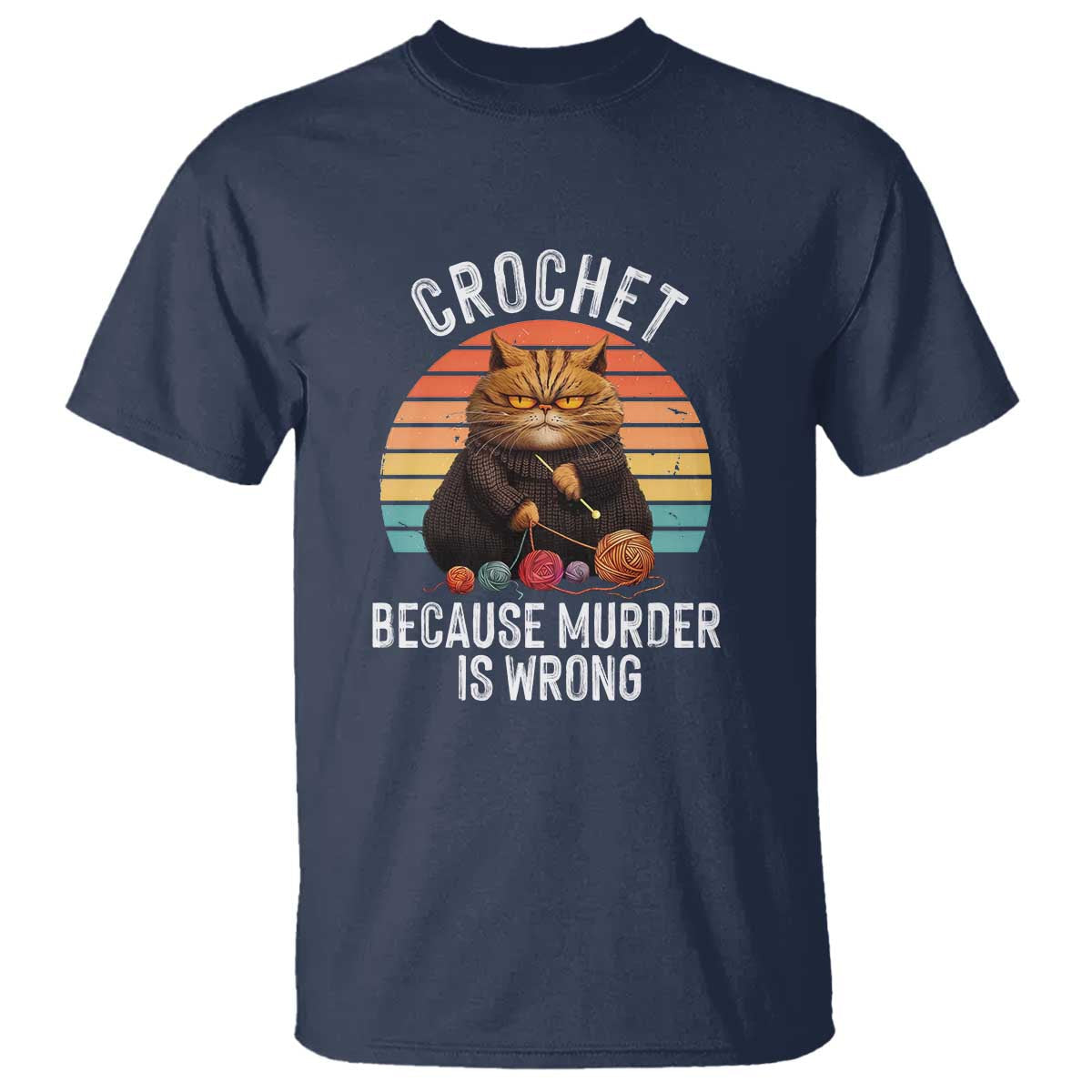 funny-crochet-cat-t-shirt-because-murder-is-wrong