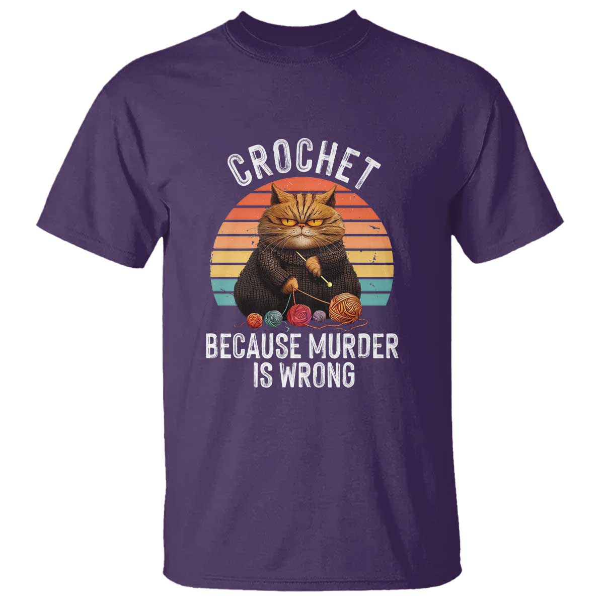 funny-crochet-cat-t-shirt-because-murder-is-wrong