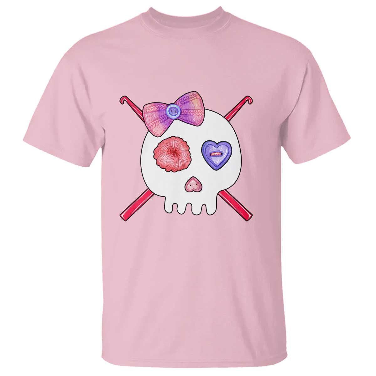 cute-skull-crochet-knitting-t-shirt