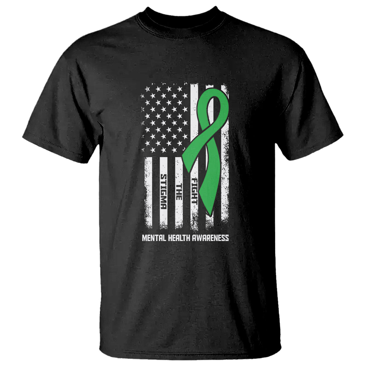 mental-health-awareness-t-shirt-fight-the-stigma-america-flag-green-ribbon
