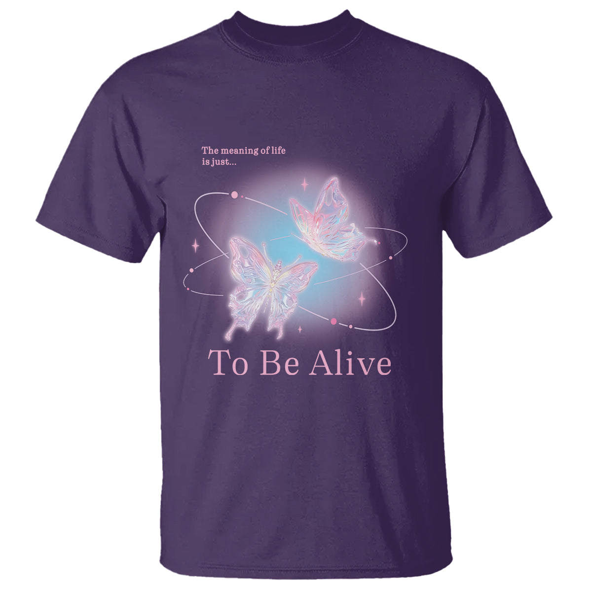 motivational-mental-health-t-shirt-the-meaning-of-life-is-just-to-be-alive-butterfly