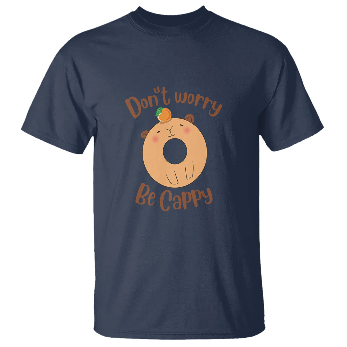 capybara-lover-t-shirt-dont-worry-be-cappy-funny-cute-donut-lover