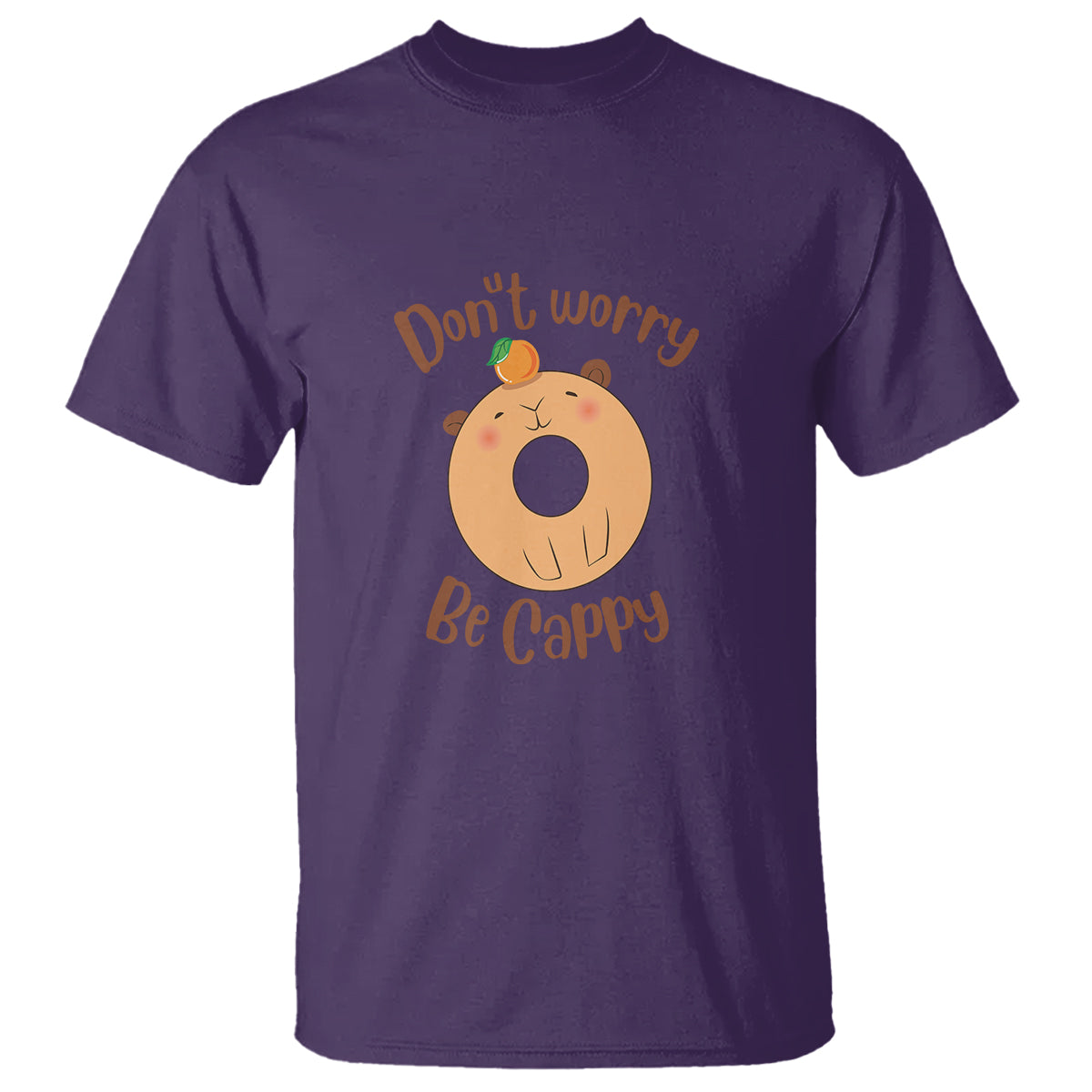 capybara-lover-t-shirt-dont-worry-be-cappy-funny-cute-donut-lover