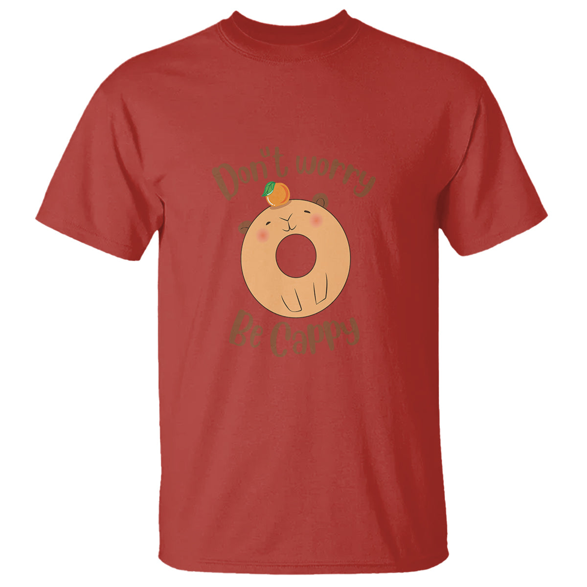 capybara-lover-t-shirt-dont-worry-be-cappy-funny-cute-donut-lover