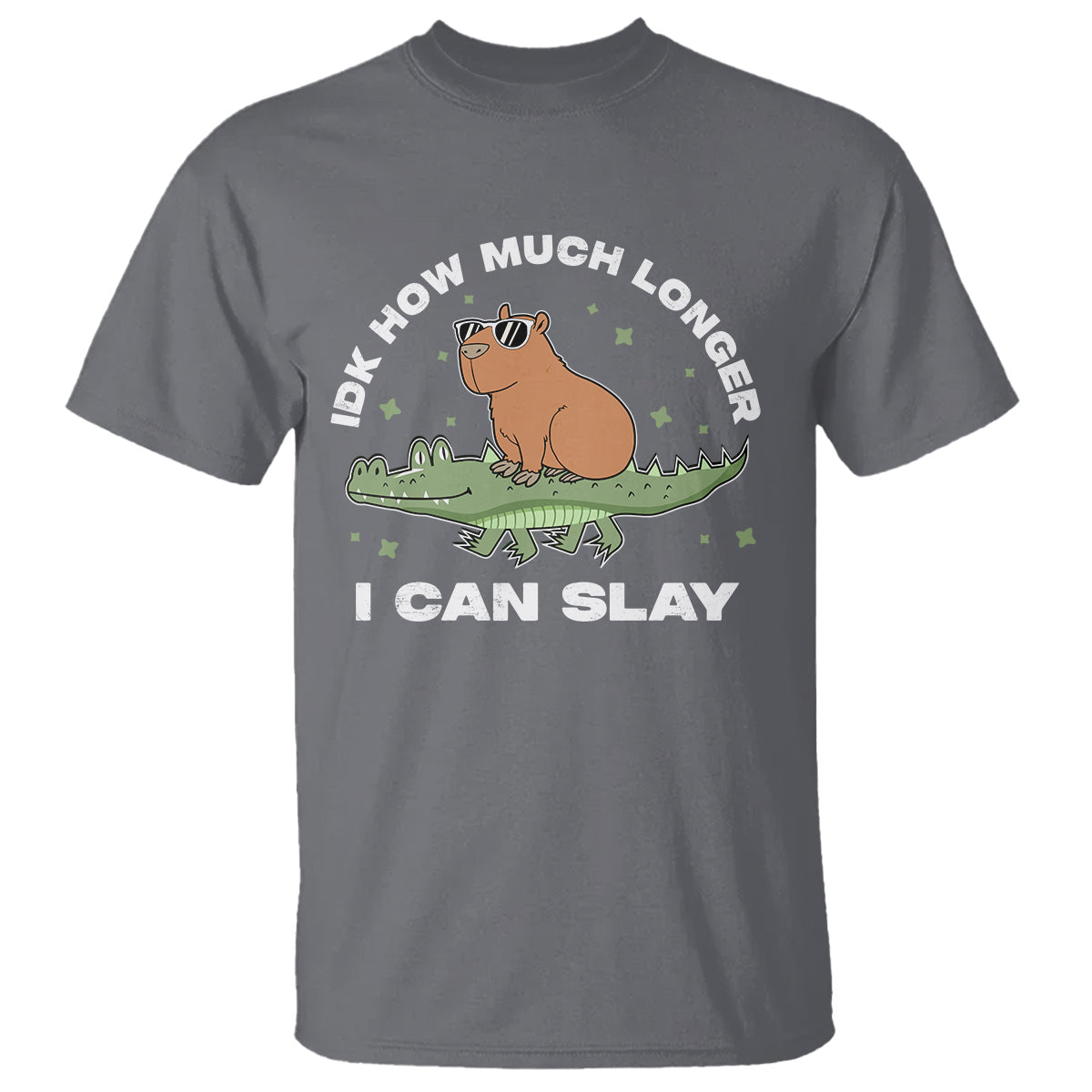 capybara-lover-t-shirt-idk-how-much-longer-i-can-slay-funny-capy-crocodile