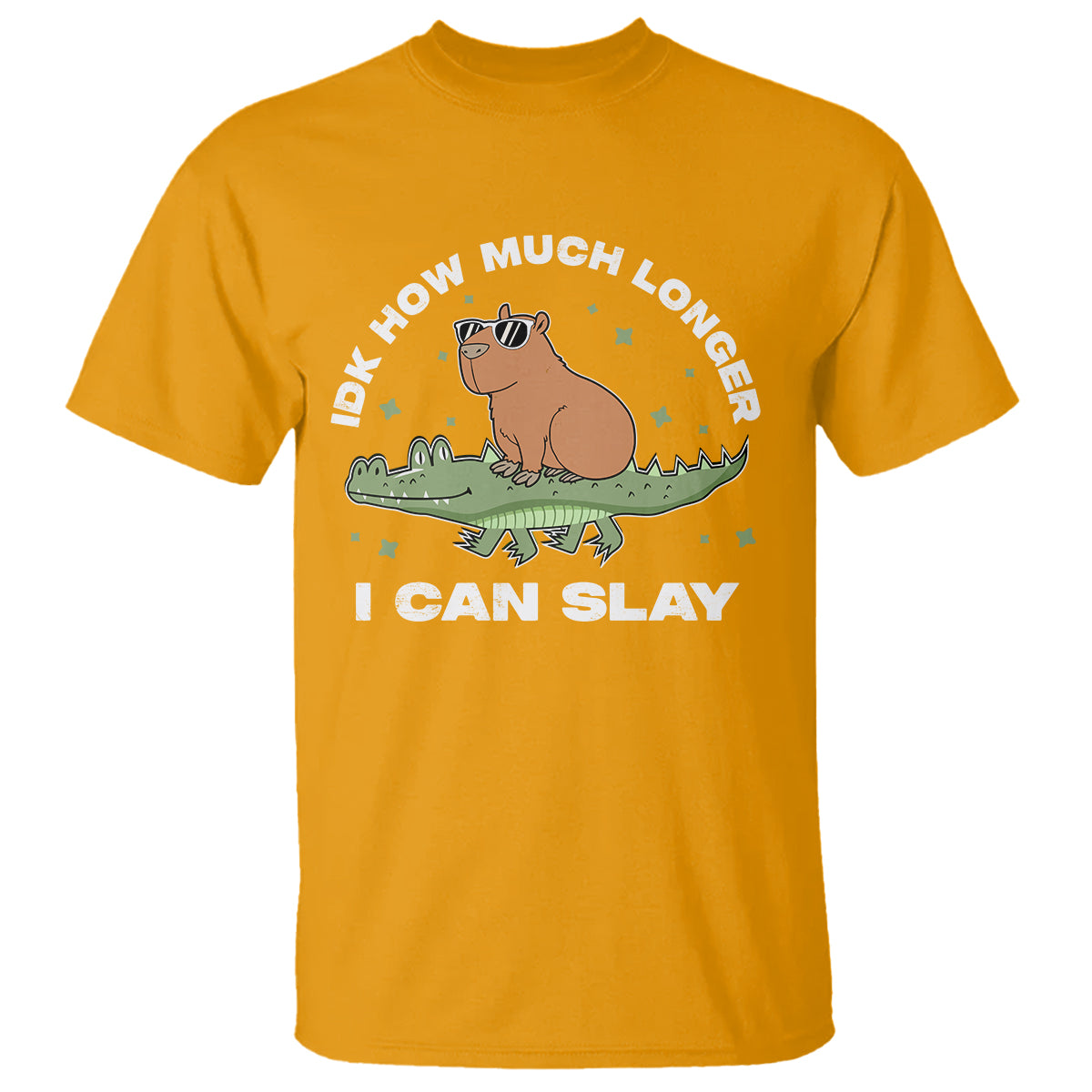 capybara-lover-t-shirt-idk-how-much-longer-i-can-slay-funny-capy-crocodile