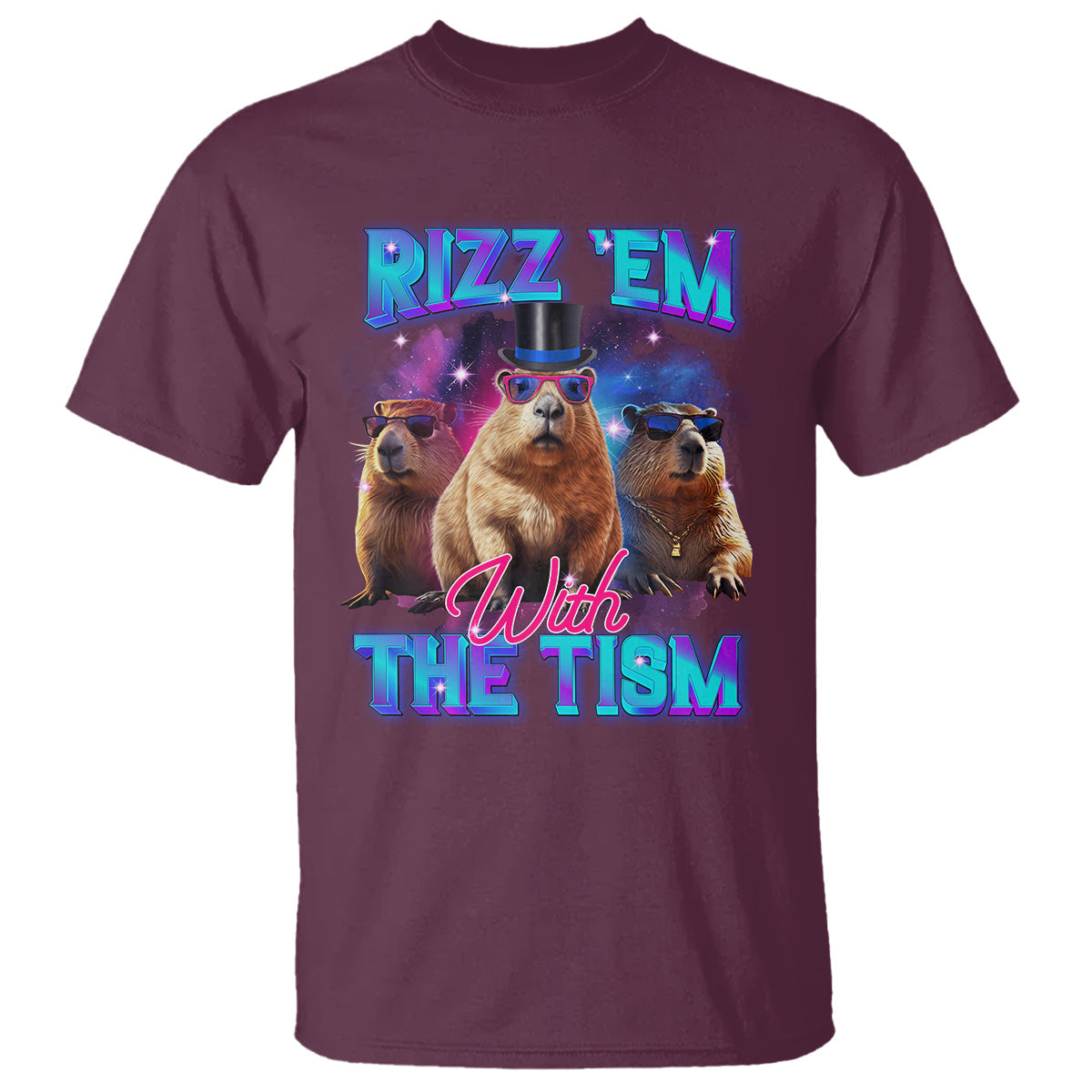 capybara-lover-t-shirt-rizz-em-with-the-tism-funny-capy-meme