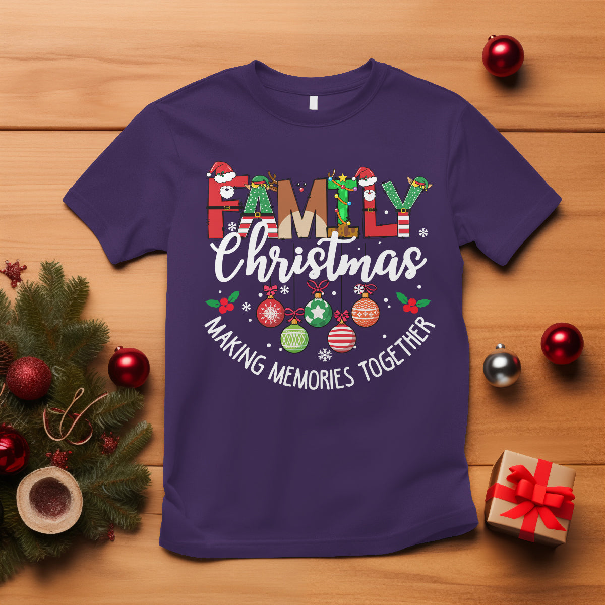 family-christmas-2023-making-memories-together-matching-t-shirt