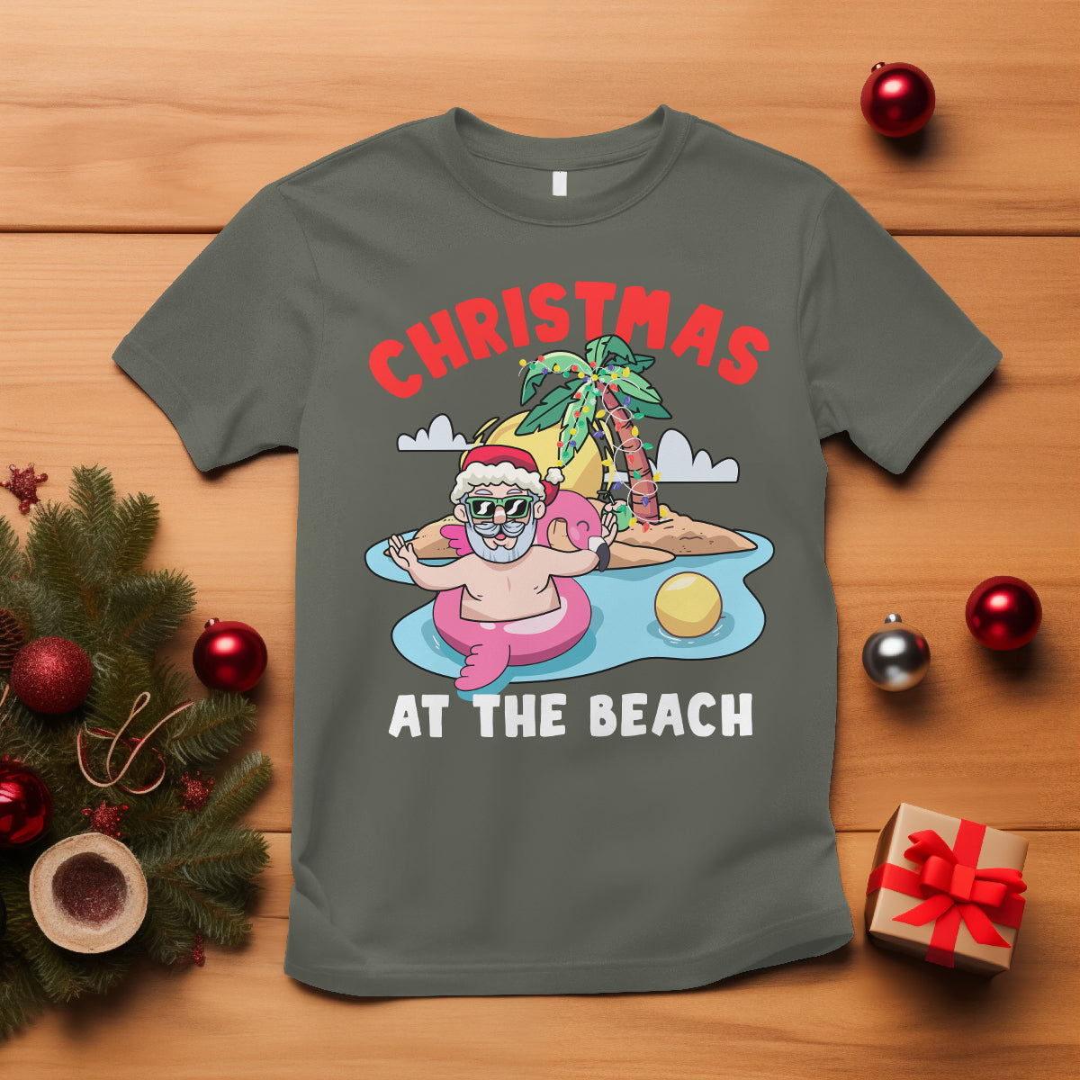 funny-flamingo-float-santa-claus-christmas-at-the-beach-t-shirt