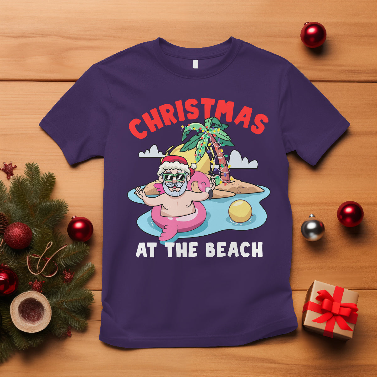 funny-flamingo-float-santa-claus-christmas-at-the-beach-t-shirt