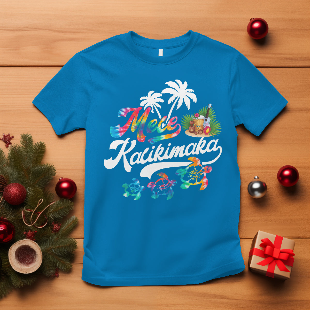 mele-kalikimaka-tie-dye-christmas-turtle-t-shirt