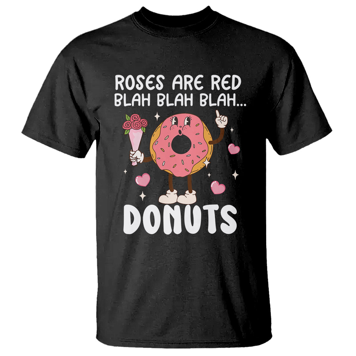 valentines-day-t-shirt-roses-are-red-blah-donut-funny-food-lover
