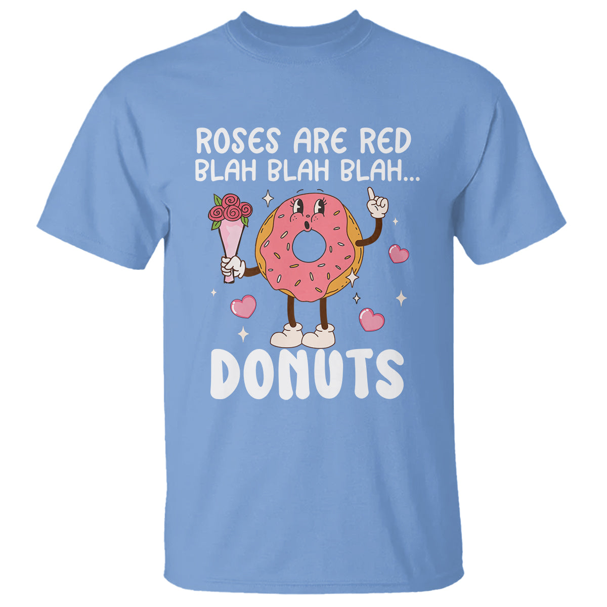 valentines-day-t-shirt-roses-are-red-blah-donut-funny-food-lover