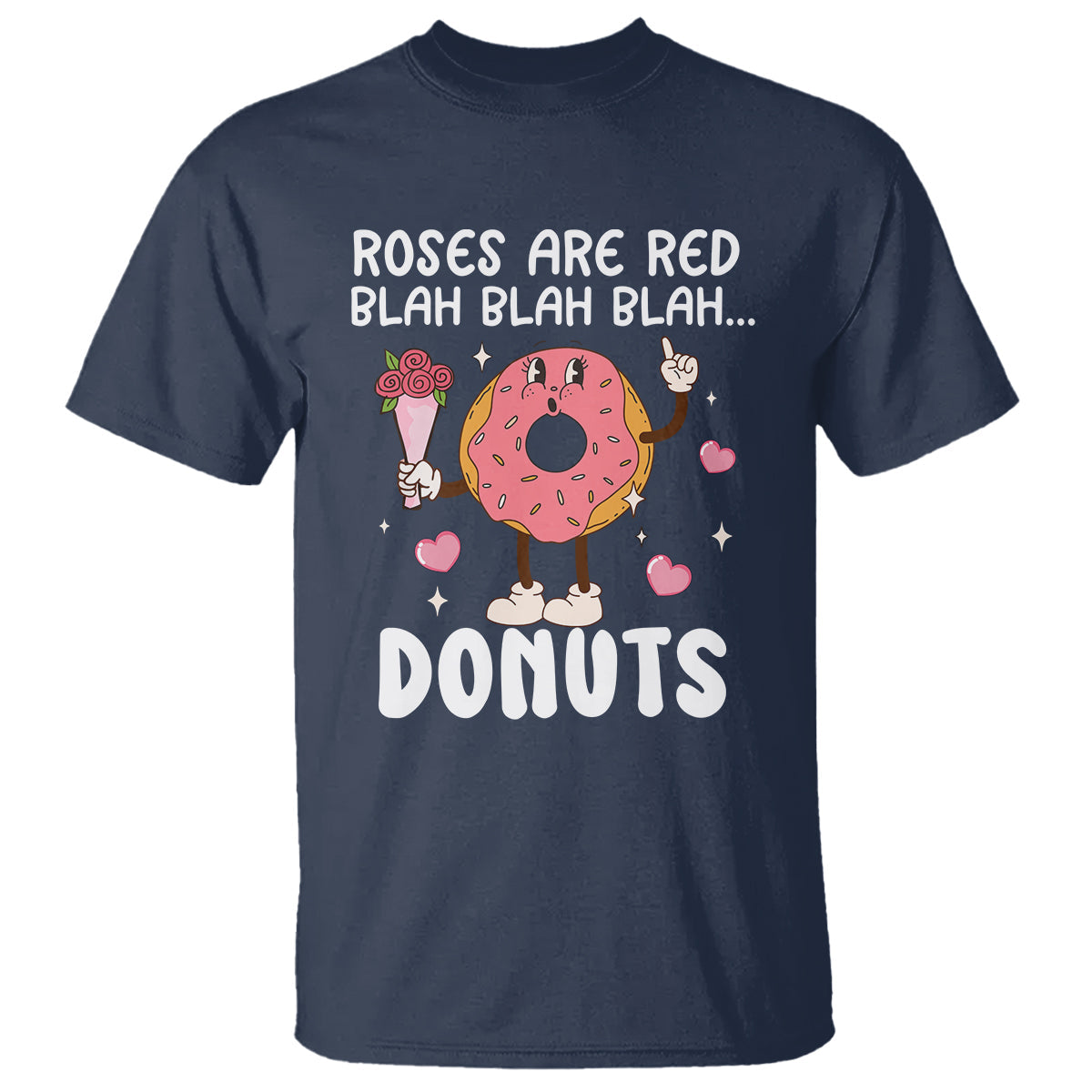 valentines-day-t-shirt-roses-are-red-blah-donut-funny-food-lover