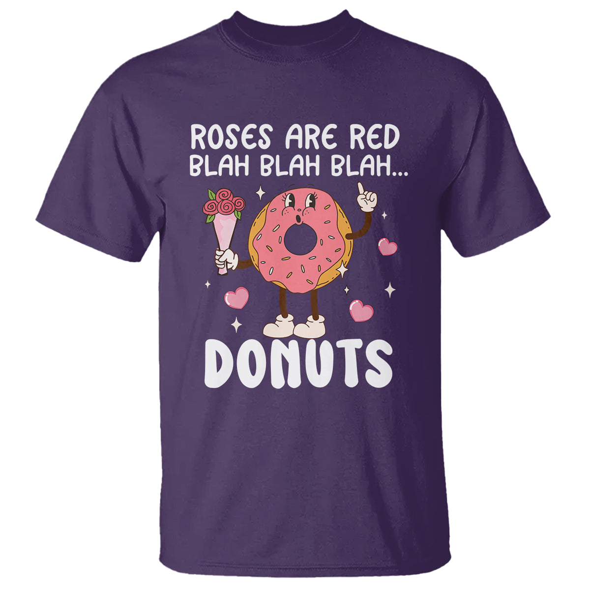 valentines-day-t-shirt-roses-are-red-blah-donut-funny-food-lover
