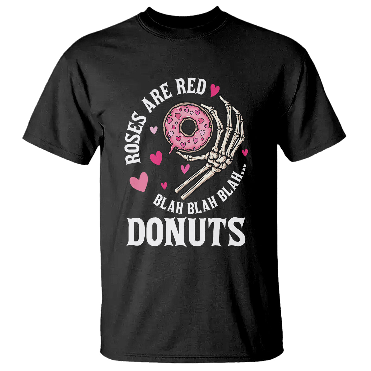 valentines-day-t-shirt-roses-are-red-blah-skeleton-donut-funny-food-lover