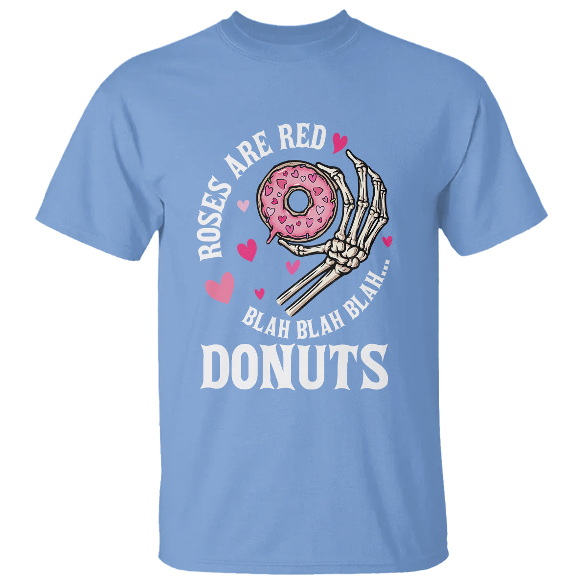 valentines-day-t-shirt-roses-are-red-blah-skeleton-donut-funny-food-lover