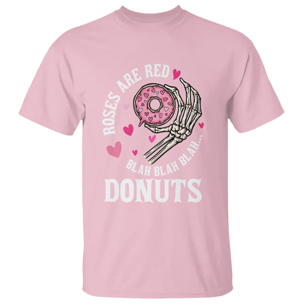 valentines-day-t-shirt-roses-are-red-blah-skeleton-donut-funny-food-lover