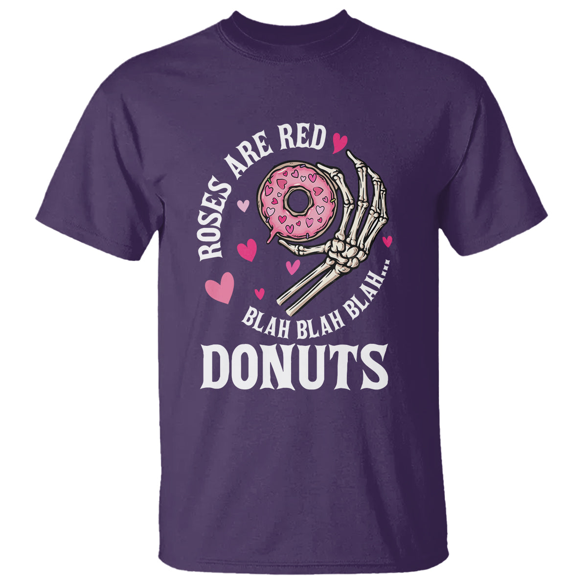valentines-day-t-shirt-roses-are-red-blah-skeleton-donut-funny-food-lover