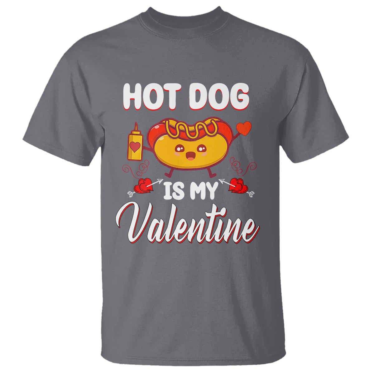 valentines-day-t-shirt-cute-hot-dog-is-my-valentine-food-lover