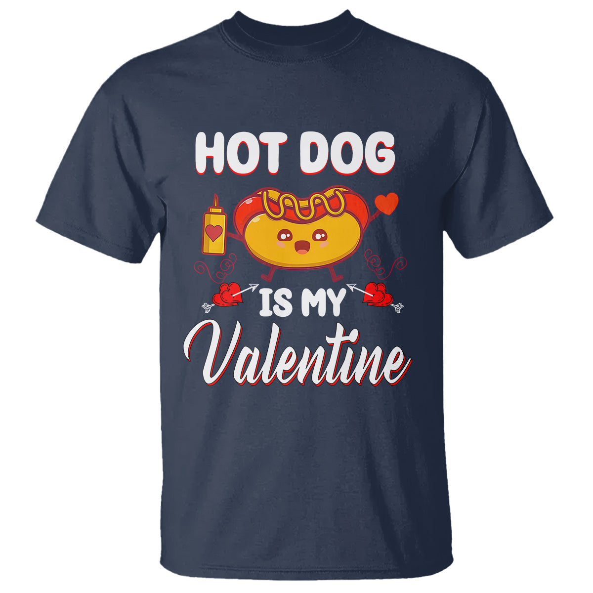 valentines-day-t-shirt-cute-hot-dog-is-my-valentine-food-lover