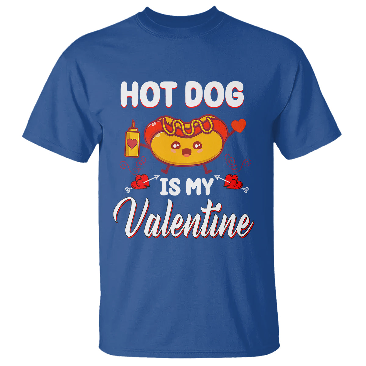 valentines-day-t-shirt-cute-hot-dog-is-my-valentine-food-lover