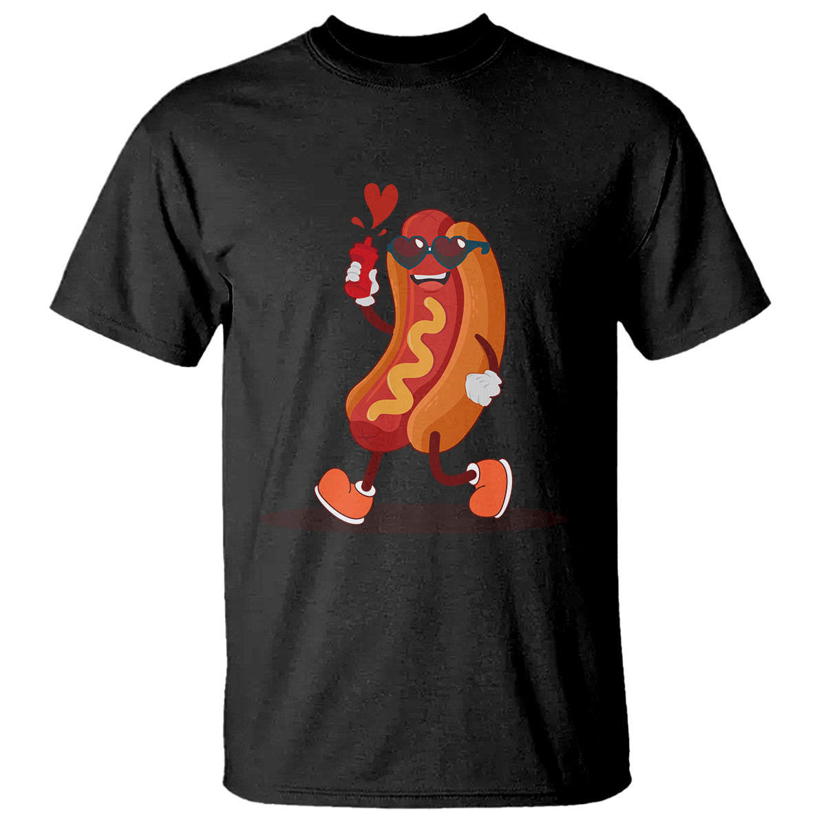 valentines-day-t-shirt-heart-hot-dog-cute-sausage-bun-food-lover
