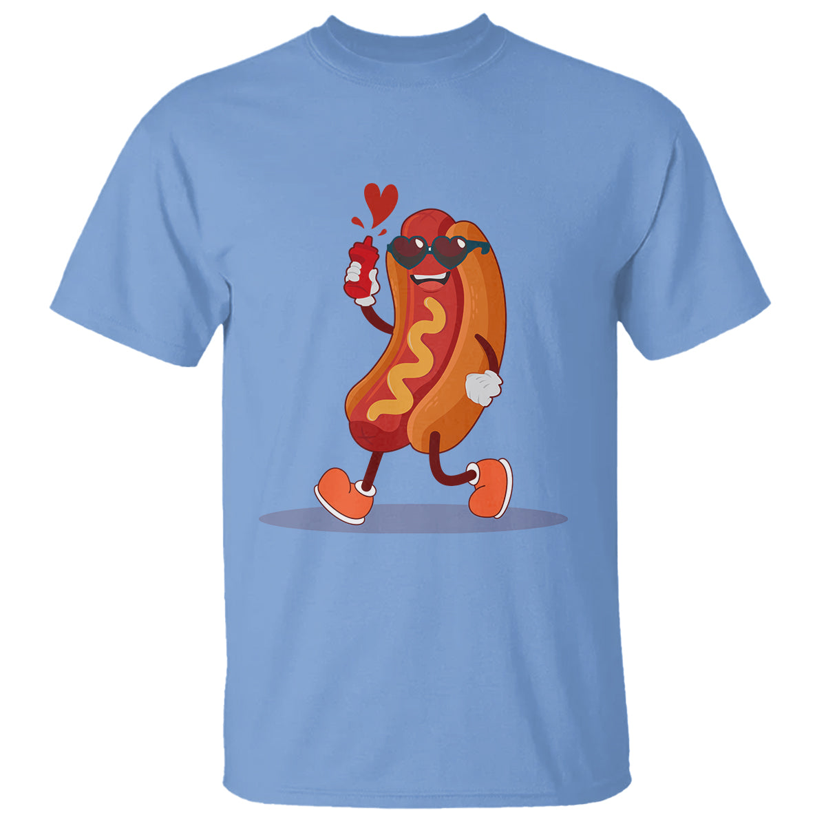 valentines-day-t-shirt-heart-hot-dog-cute-sausage-bun-food-lover