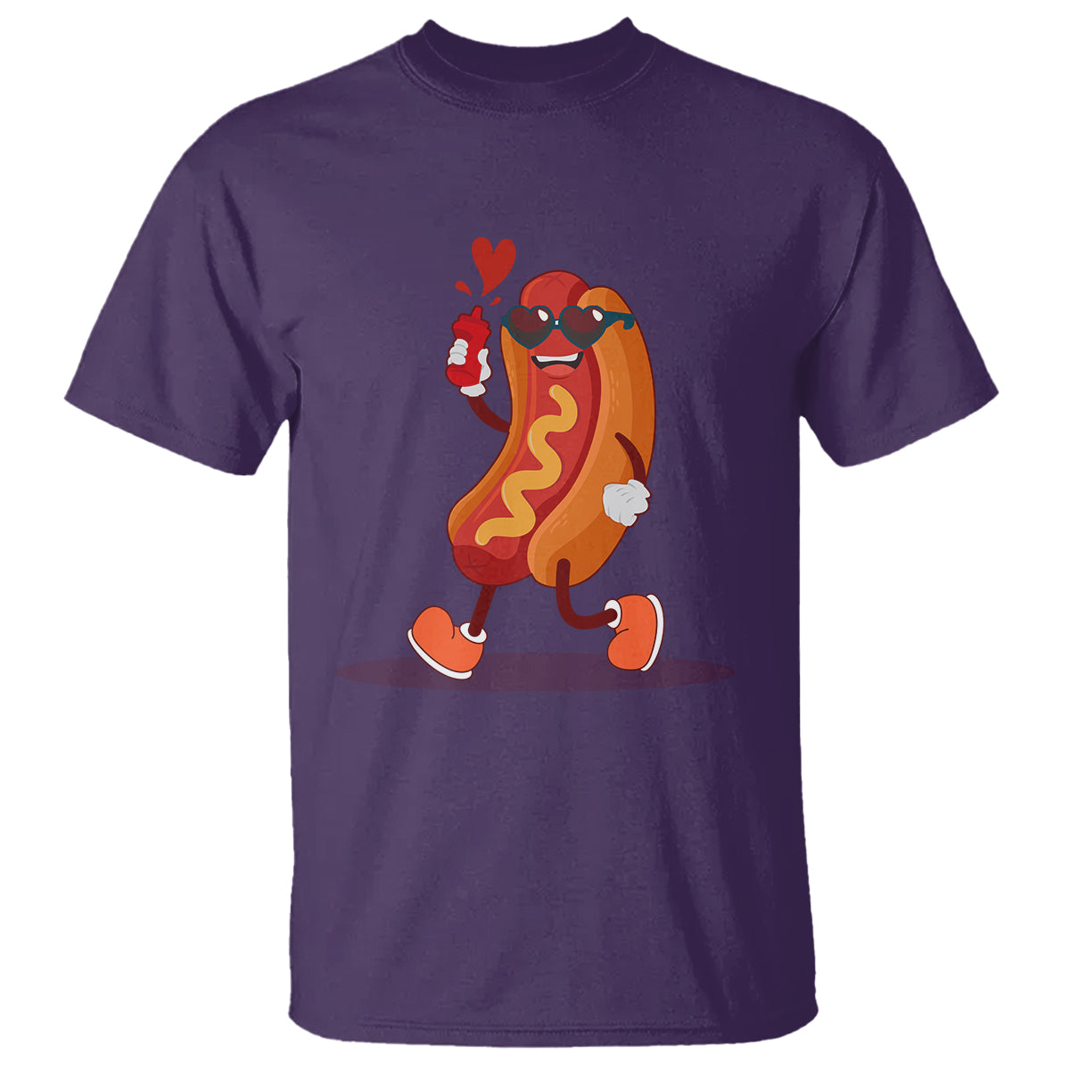 valentines-day-t-shirt-heart-hot-dog-cute-sausage-bun-food-lover