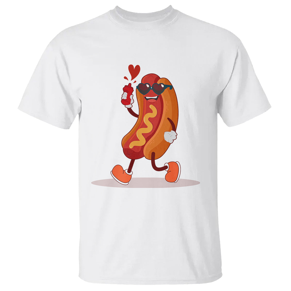 valentines-day-t-shirt-heart-hot-dog-cute-sausage-bun-food-lover