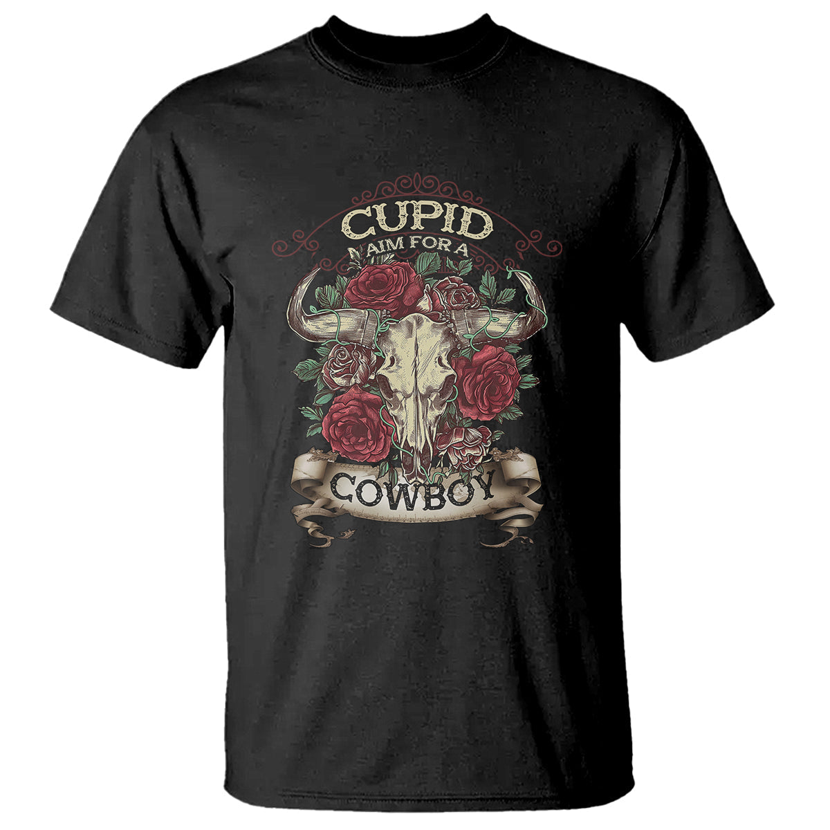 valentines-day-t-shirt-cupid-aim-for-a-cowboy-western
