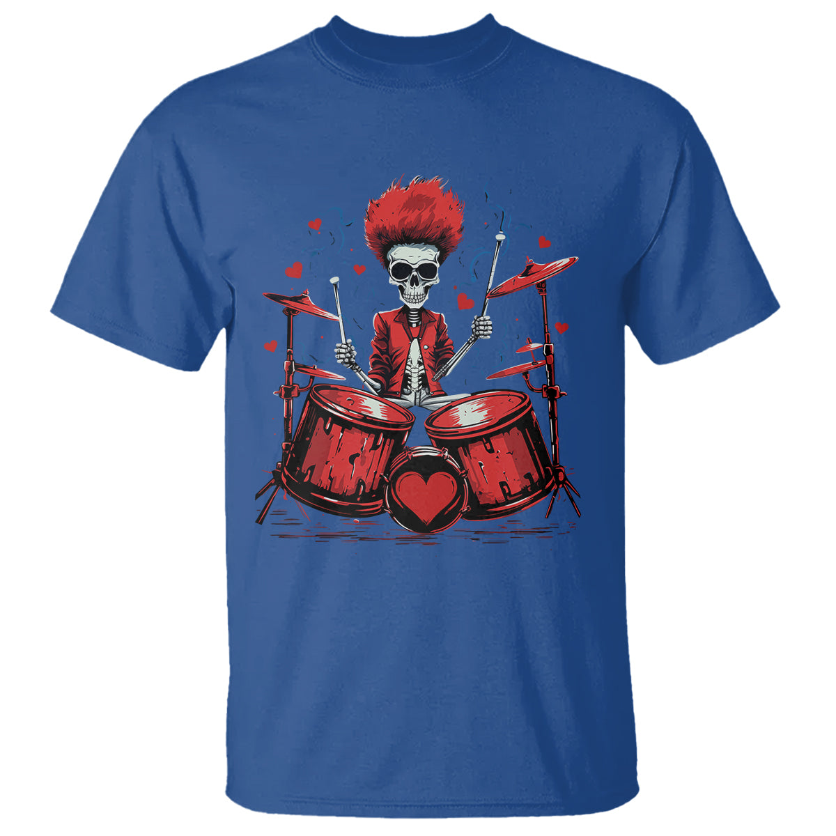 valentines-day-t-shirt-cool-skeleton-drummer-rock-lover