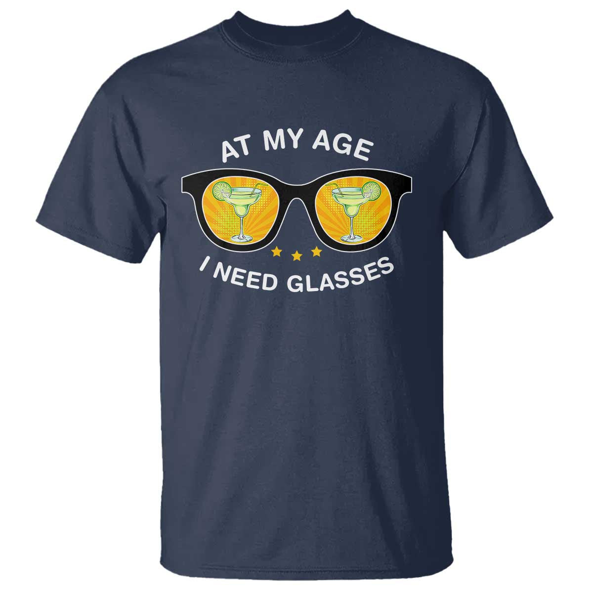 funny-drinking-at-my-age-i-need-glasses-t-shirt