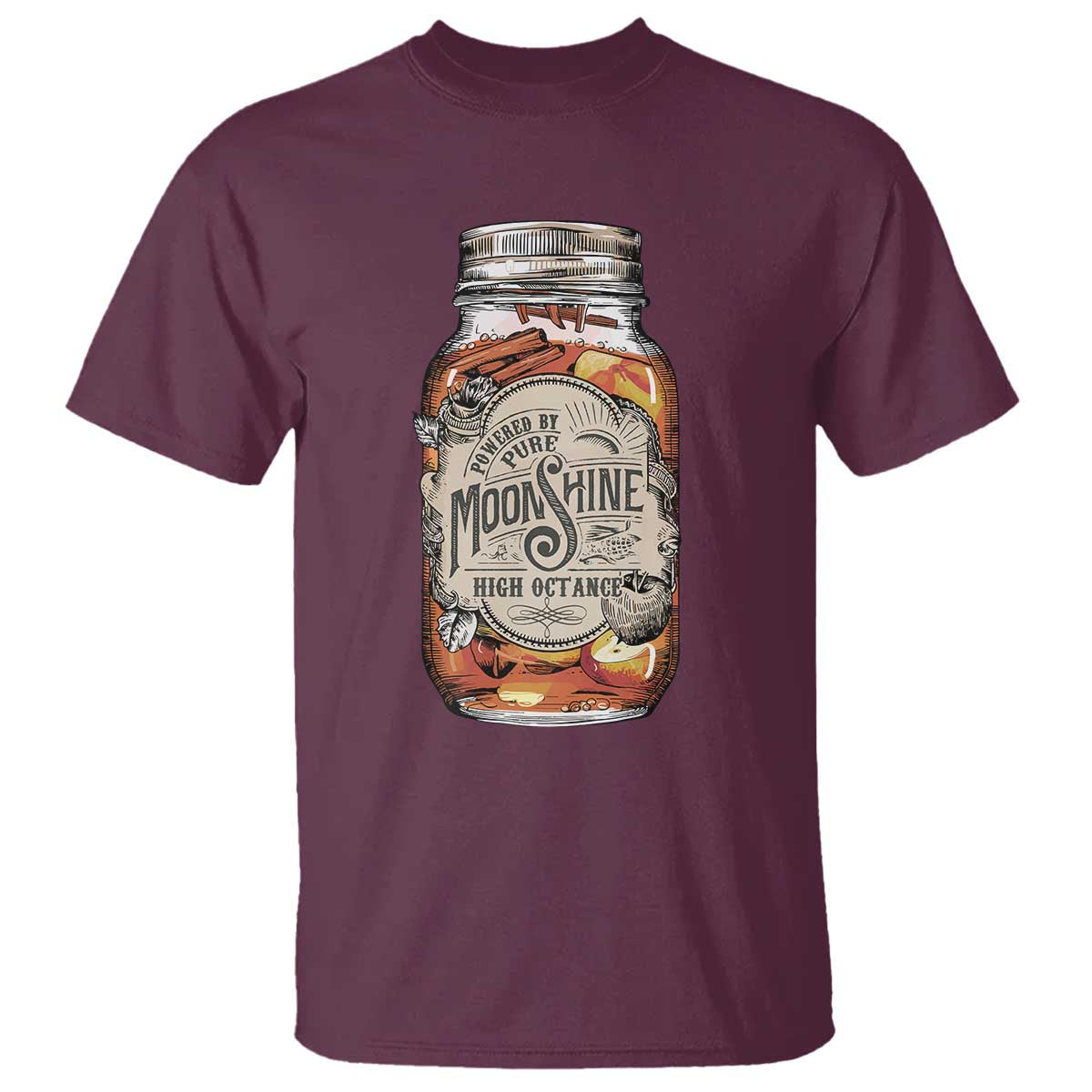drinking-powered-by-pure-moonshine-t-shirt