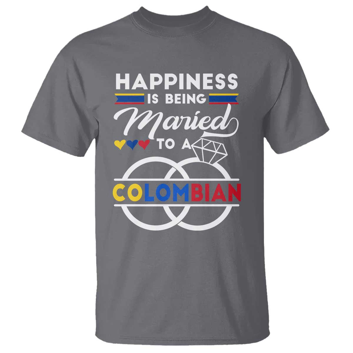 happiness-is-being-married-to-a-colombian-t-shirt
