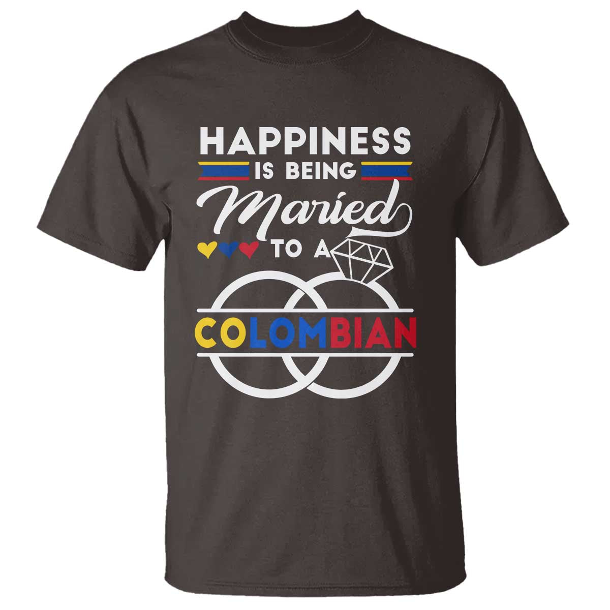 happiness-is-being-married-to-a-colombian-t-shirt