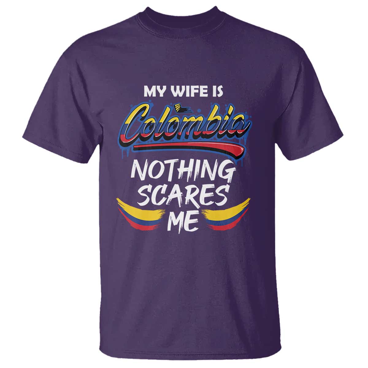 funny-my-wife-is-colombian-t-shirt-nothing-scares-me-colombia-flag