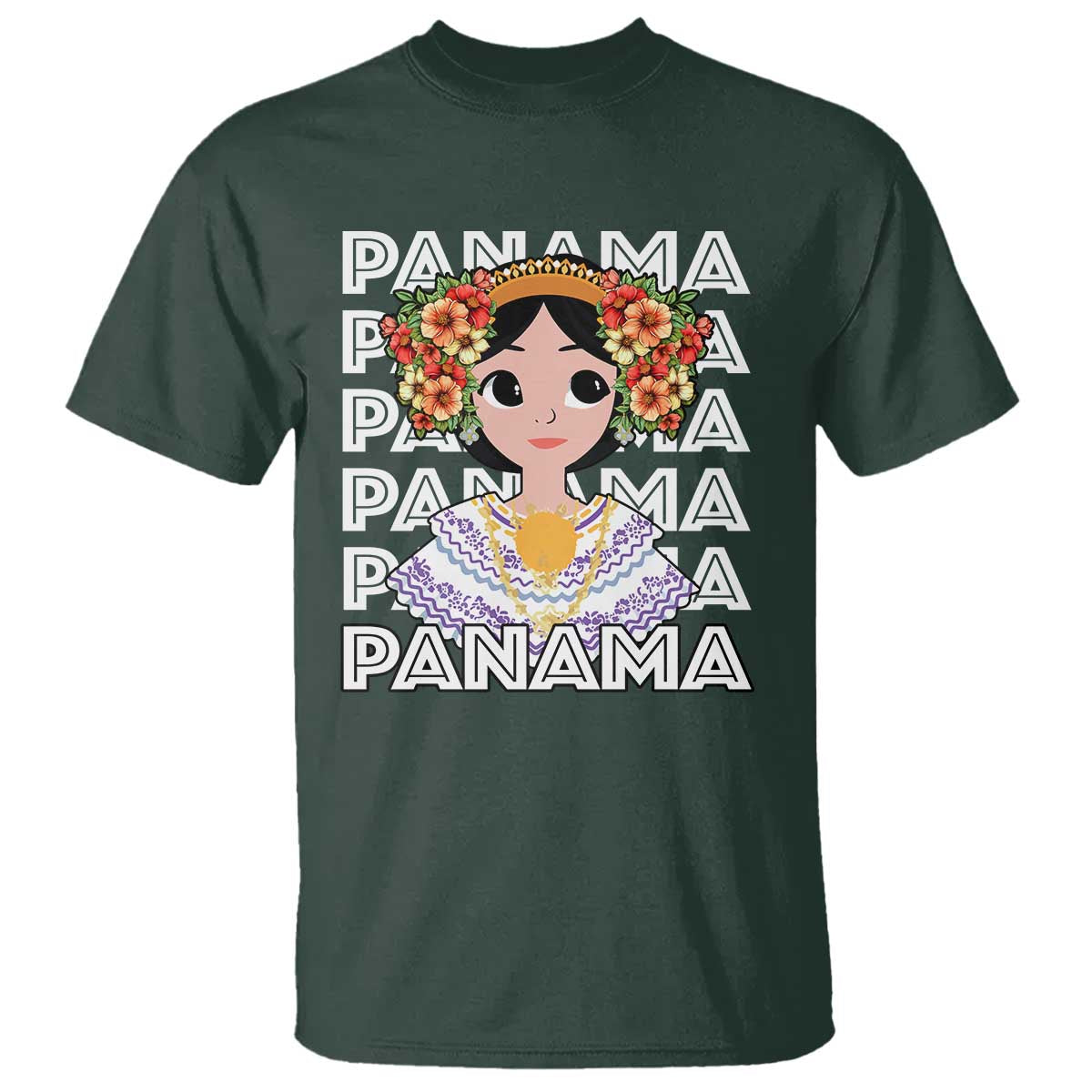 panamanian-cultural-women-t-shirt