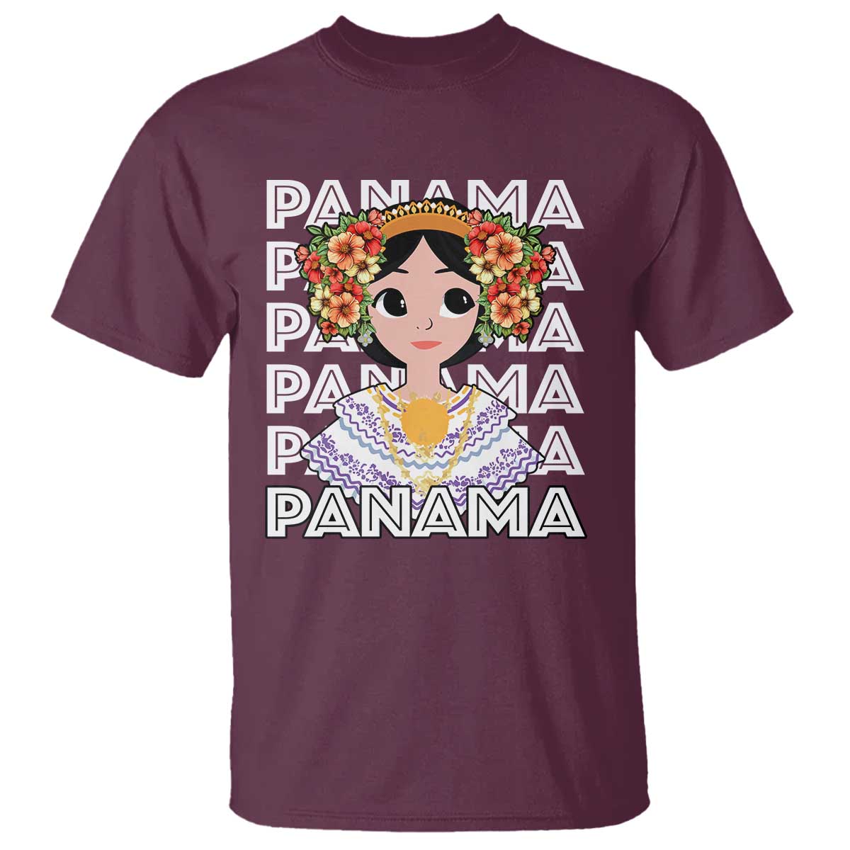 panamanian-cultural-women-t-shirt
