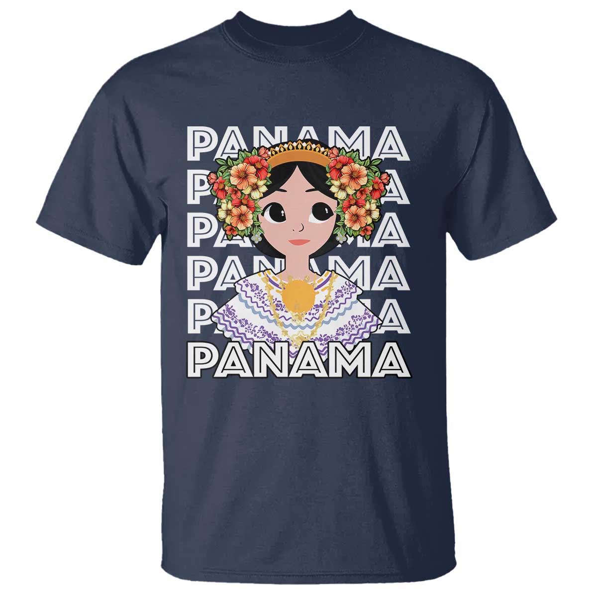 panamanian-cultural-women-t-shirt