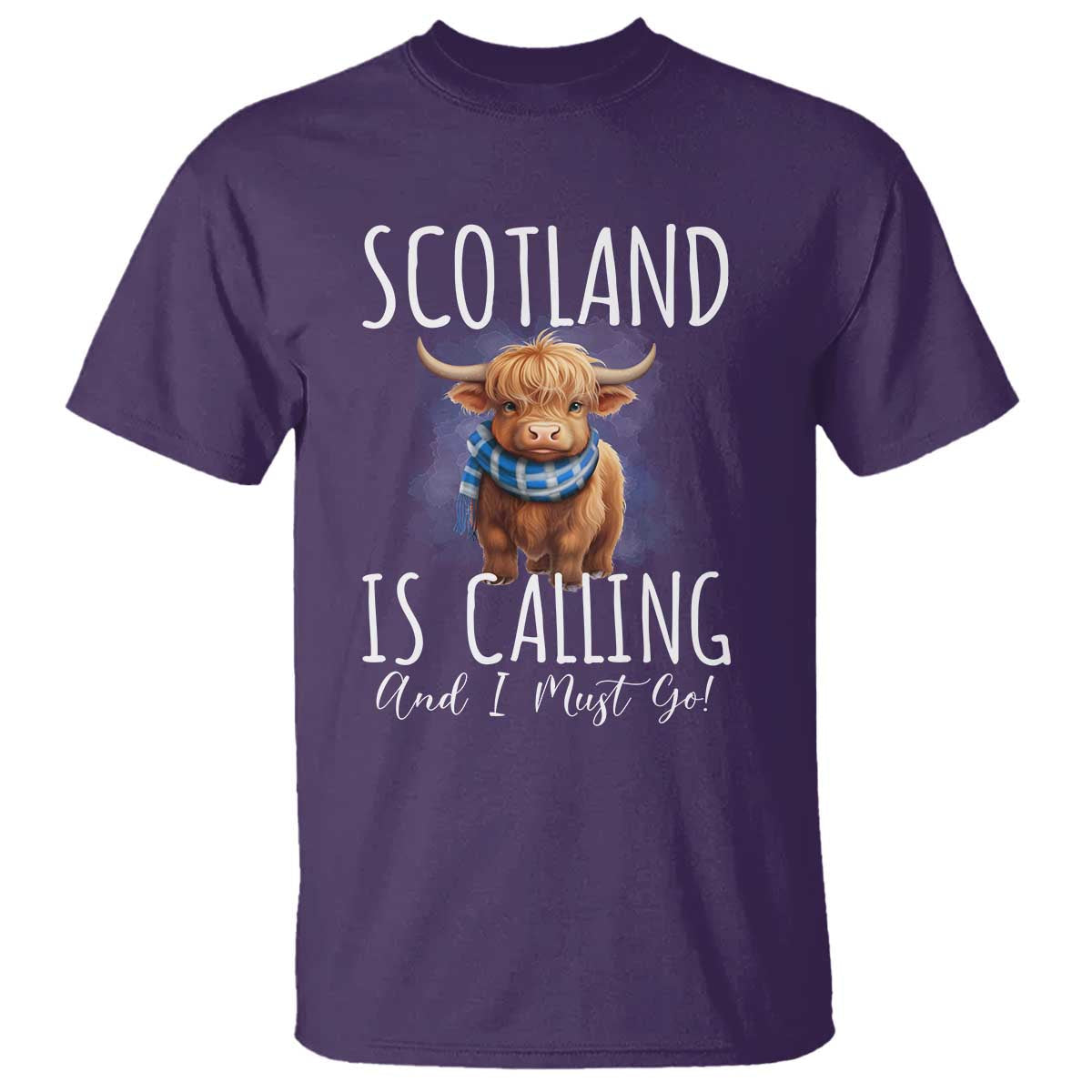 scotland-is-calling-and-i-must-go-highland-cow-t-shirt
