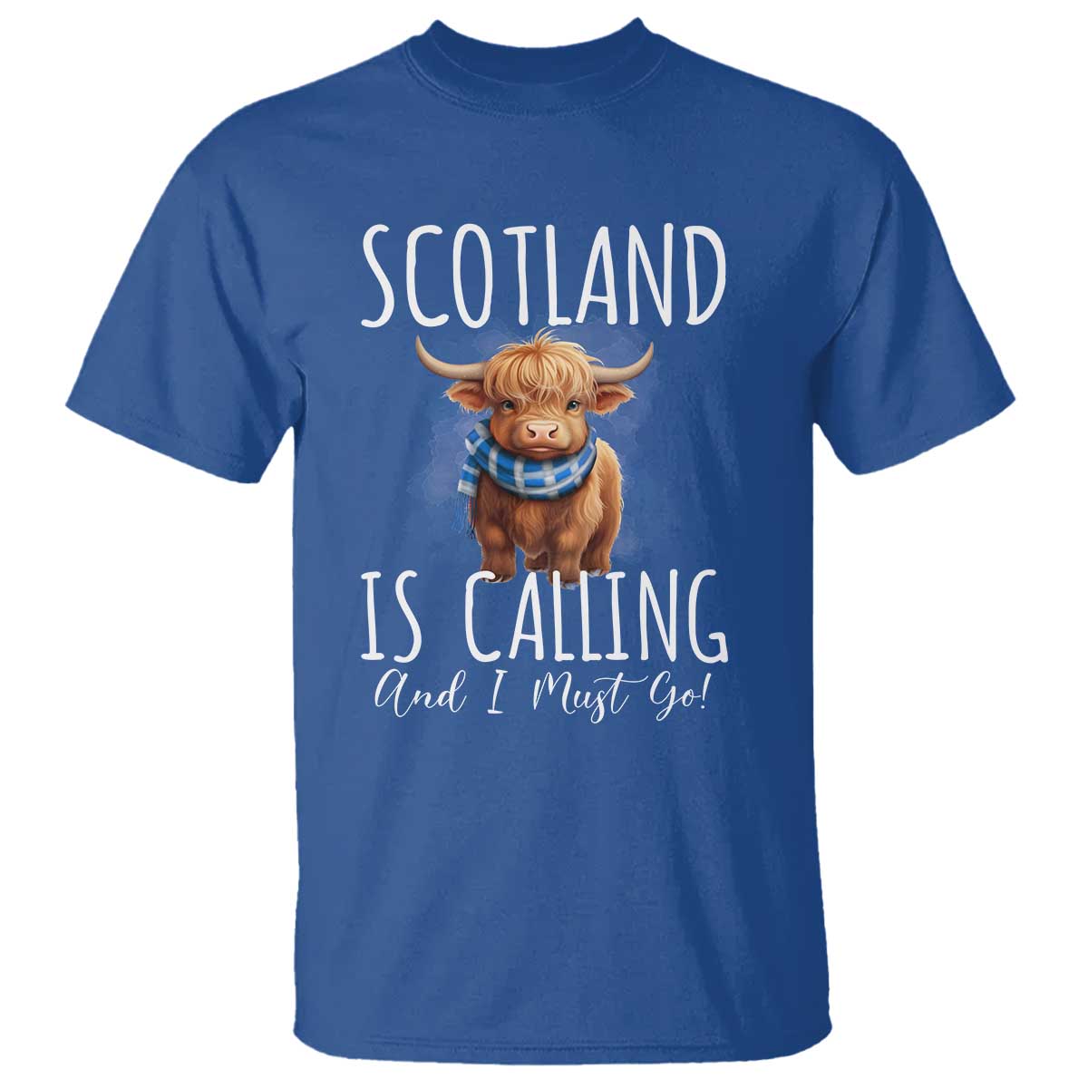 scotland-is-calling-and-i-must-go-highland-cow-t-shirt