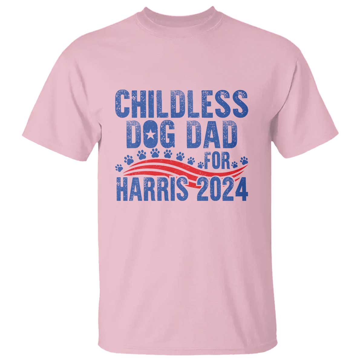 childless-dog-dad-for-harris-2024-t-shirt