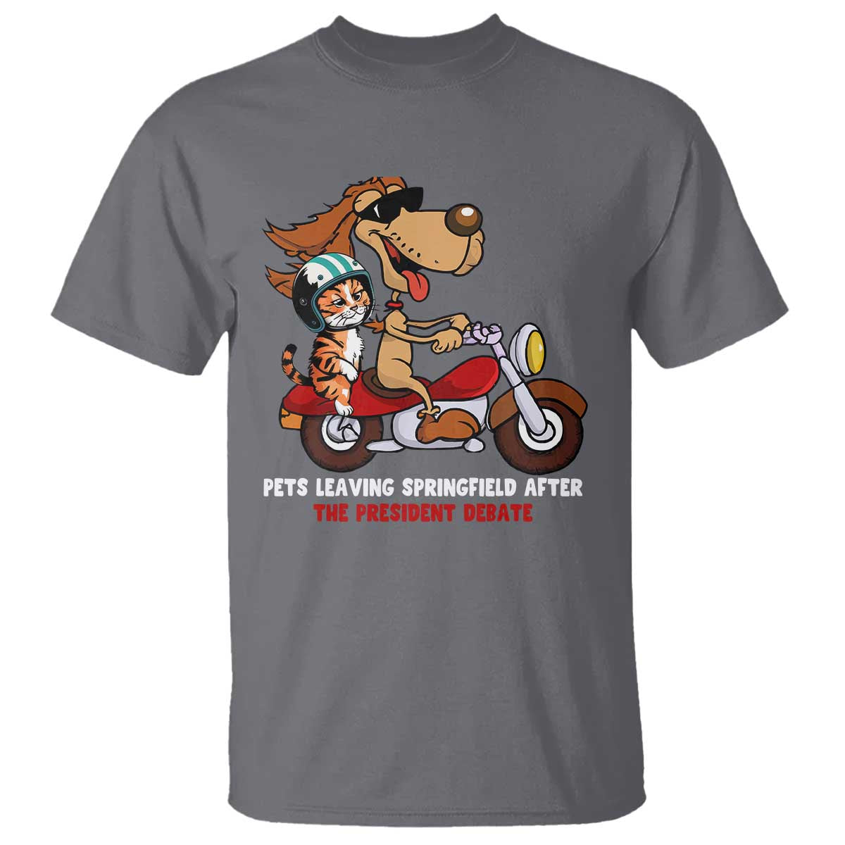 president-debate-2024-t-shirt-funny-pets-leaving-town