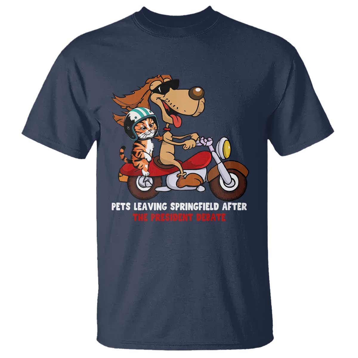 president-debate-2024-t-shirt-funny-pets-leaving-town