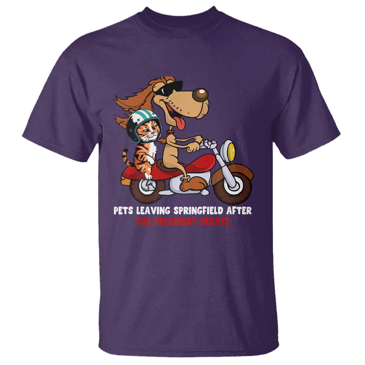 president-debate-2024-t-shirt-funny-pets-leaving-town