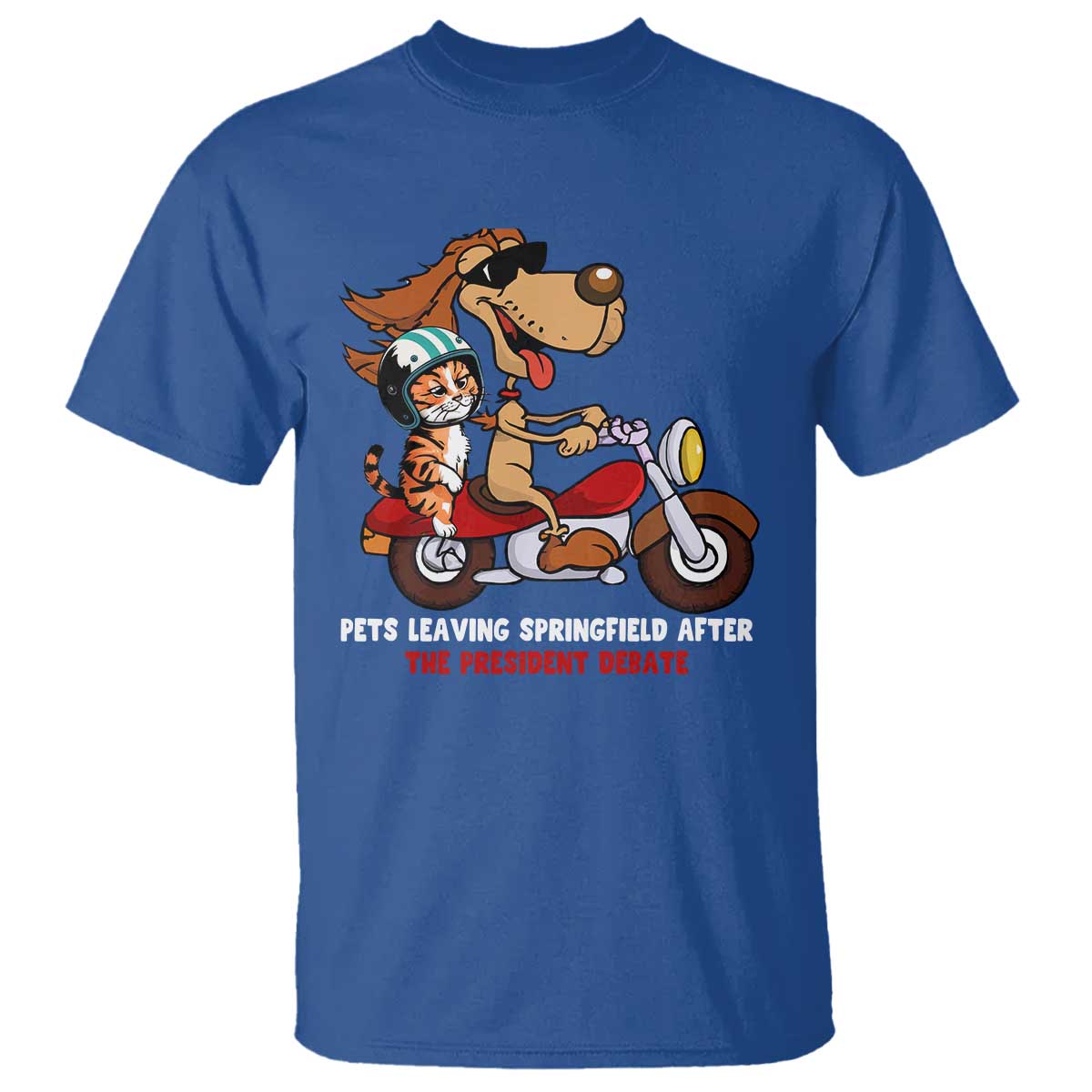 president-debate-2024-t-shirt-funny-pets-leaving-town