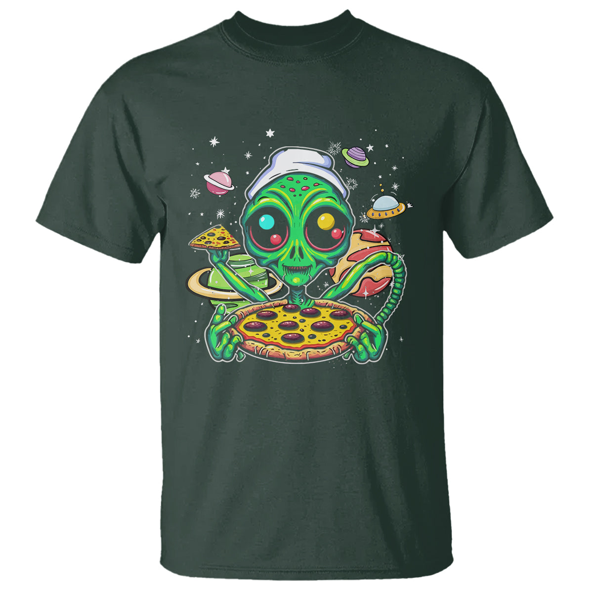 alien-eating-pizza-outer-space-with-planet-ufo-t-shirt