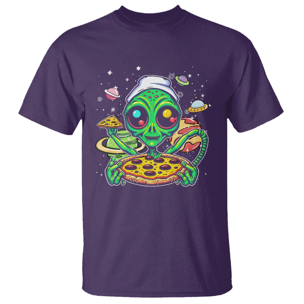 alien-eating-pizza-outer-space-with-planet-ufo-t-shirt