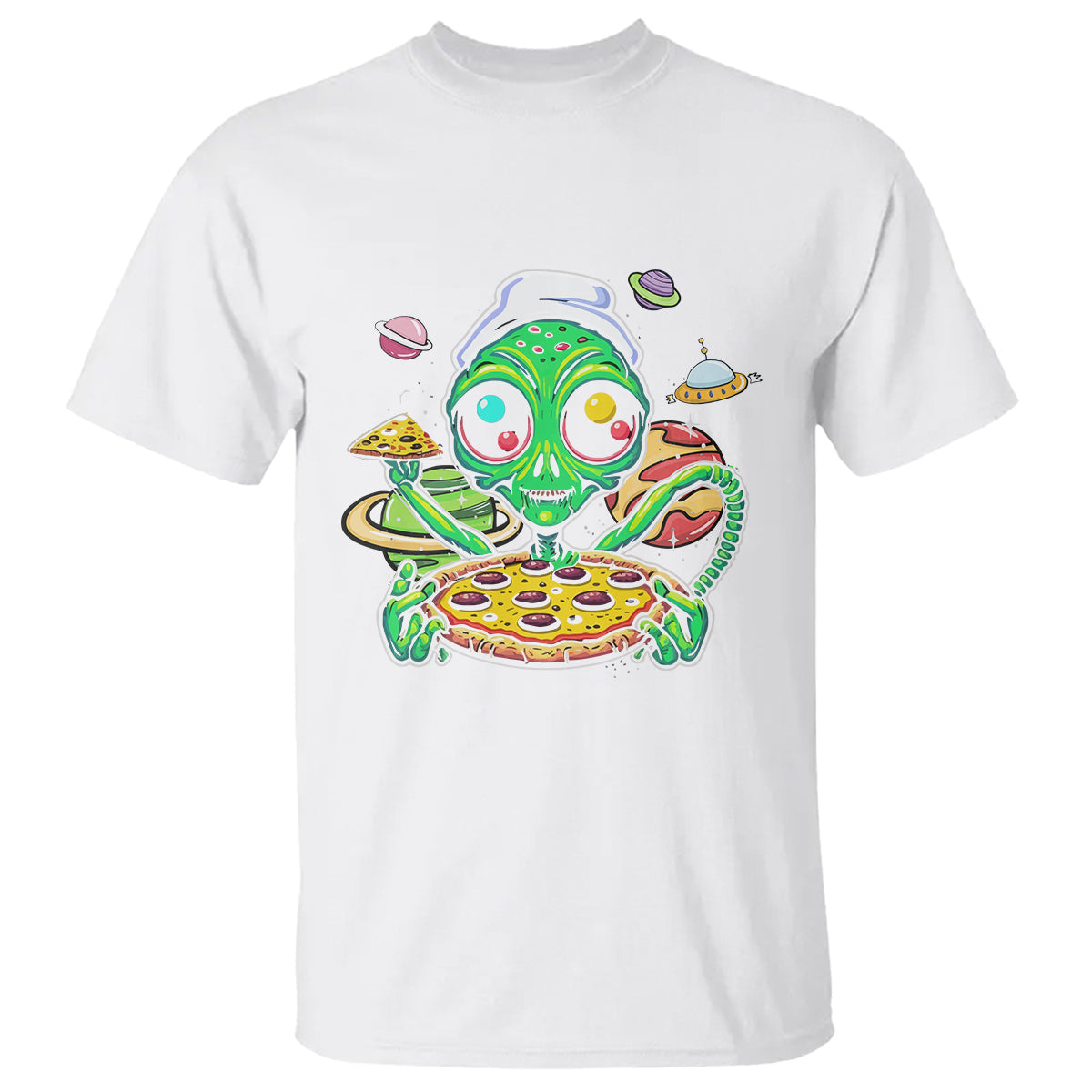 alien-eating-pizza-outer-space-with-planet-ufo-t-shirt